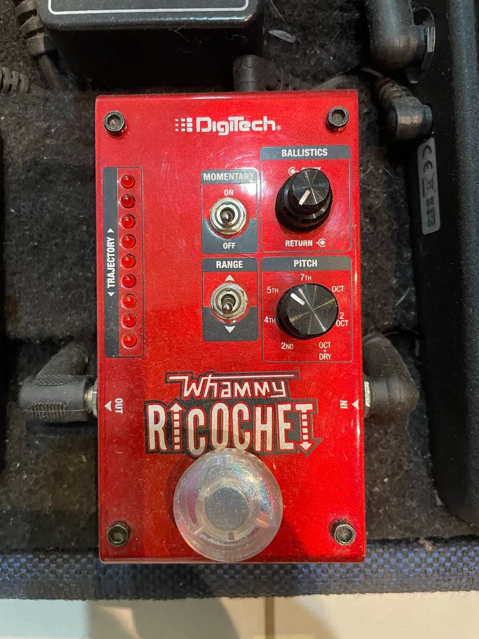 Pedal Guitarra DigiTech Whammy Ricochet Pitch Shifter Vermelho