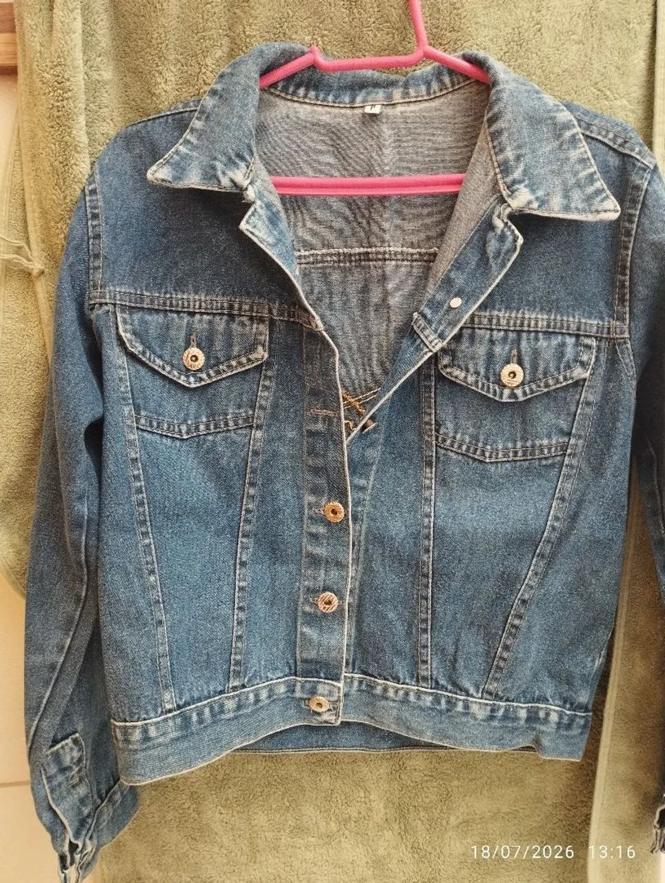 Jaqueta jeans veste 36 e 38 - Foto 3