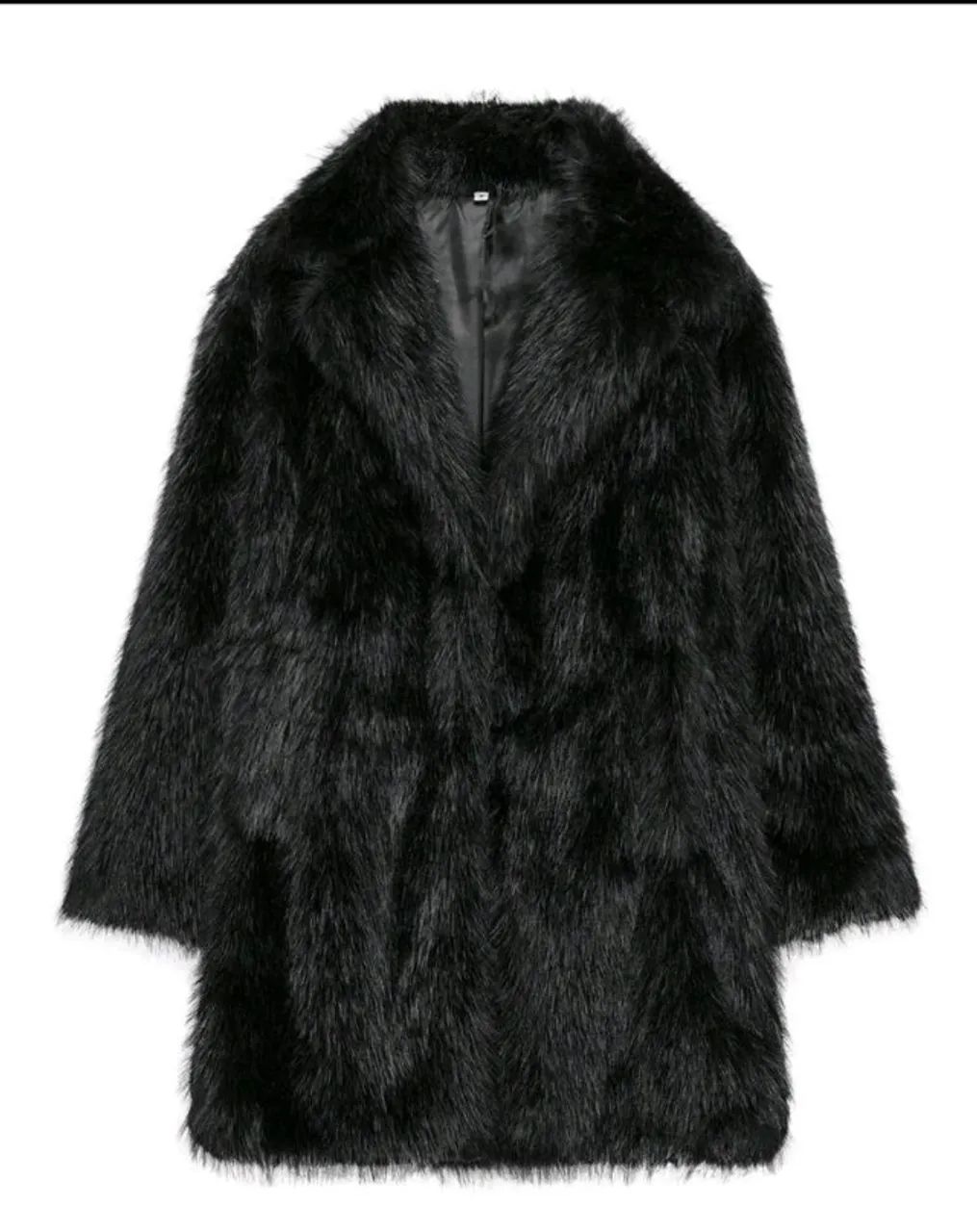 casaco pelo inverno oversized novo - Foto 2