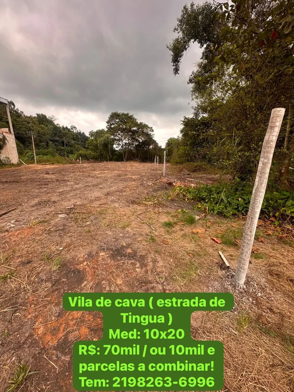Terreno 200m² em Vila de cava (estrada de Tingua)| Entrada de R$ 10Mil + Parcelas - Foto 3