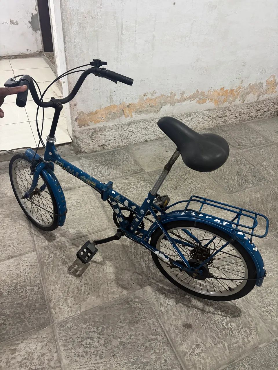 Bicicleta dobrável usada 