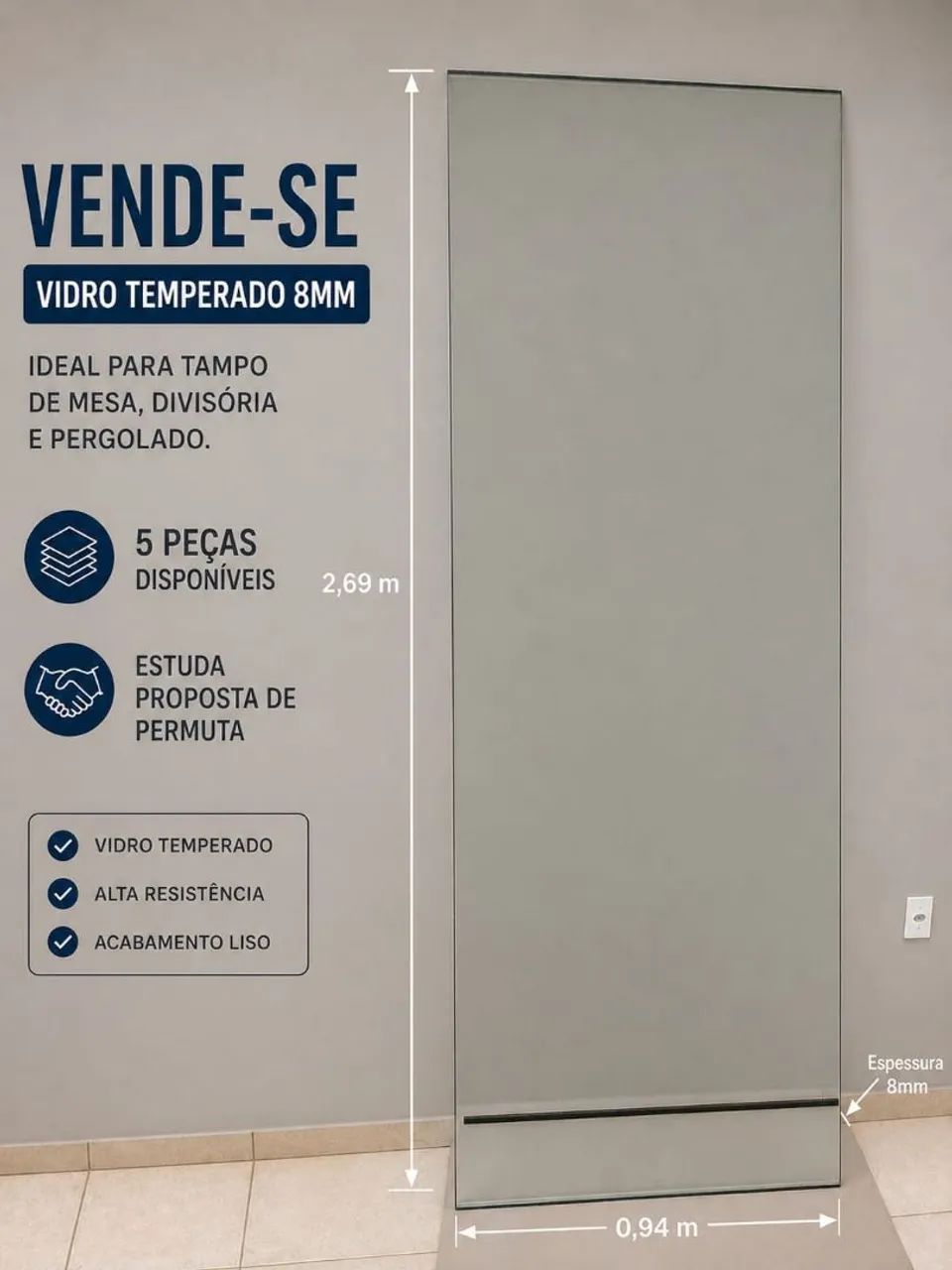 VIDRO TEMPERADO 