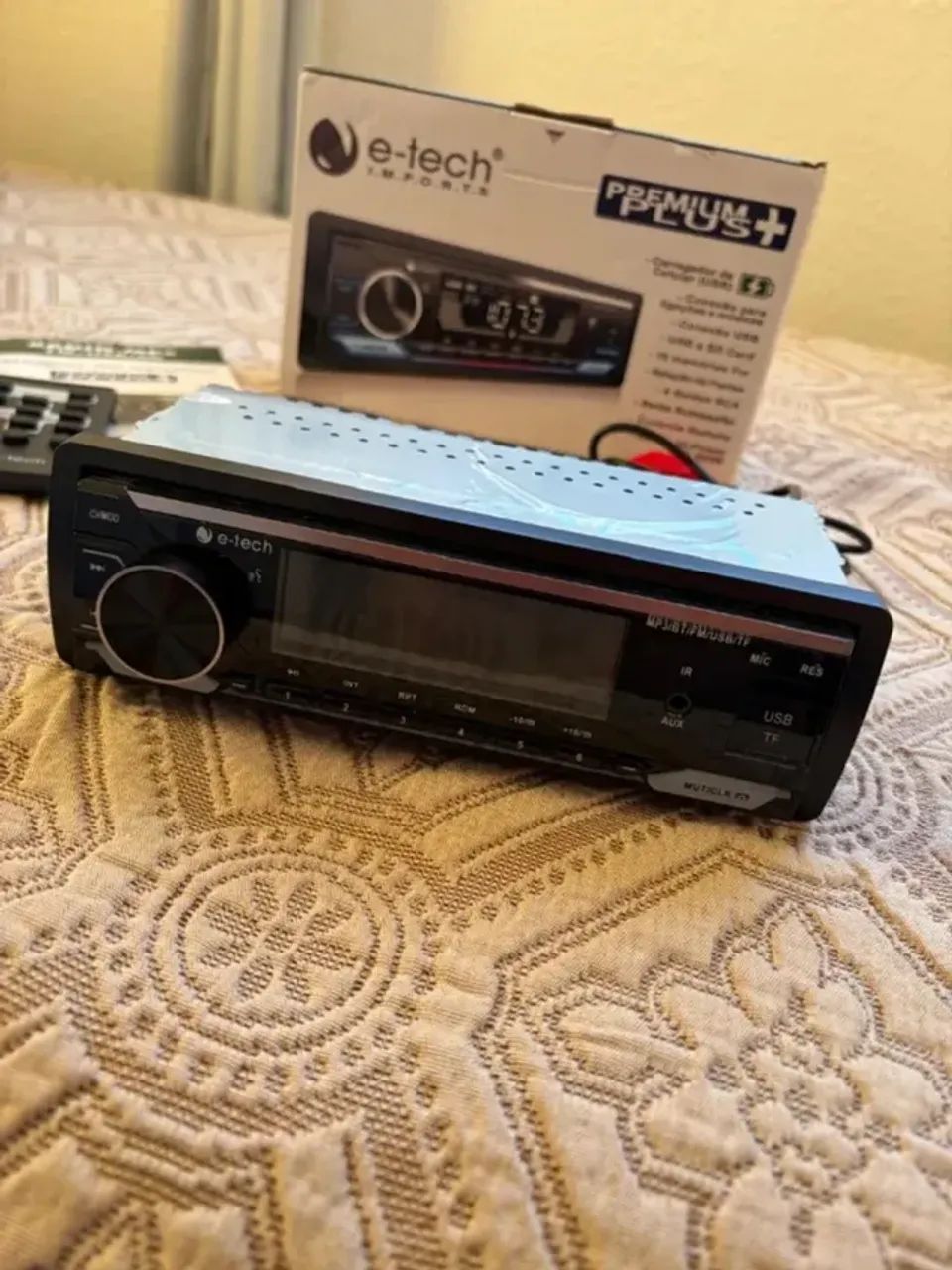 Som Automotivo E-tech Mp3 Premium Plus Usb Bluetooth 4x60w - Foto 3
