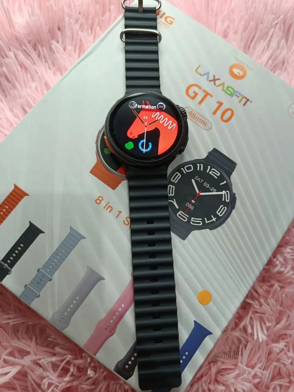 Smartwatch GT10 Preto - Foto 3