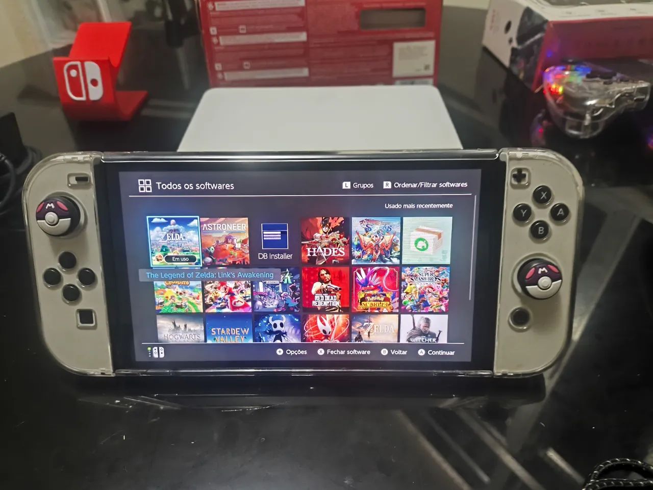 Nintendo Switch OLED Desbloqueado  - Foto 5
