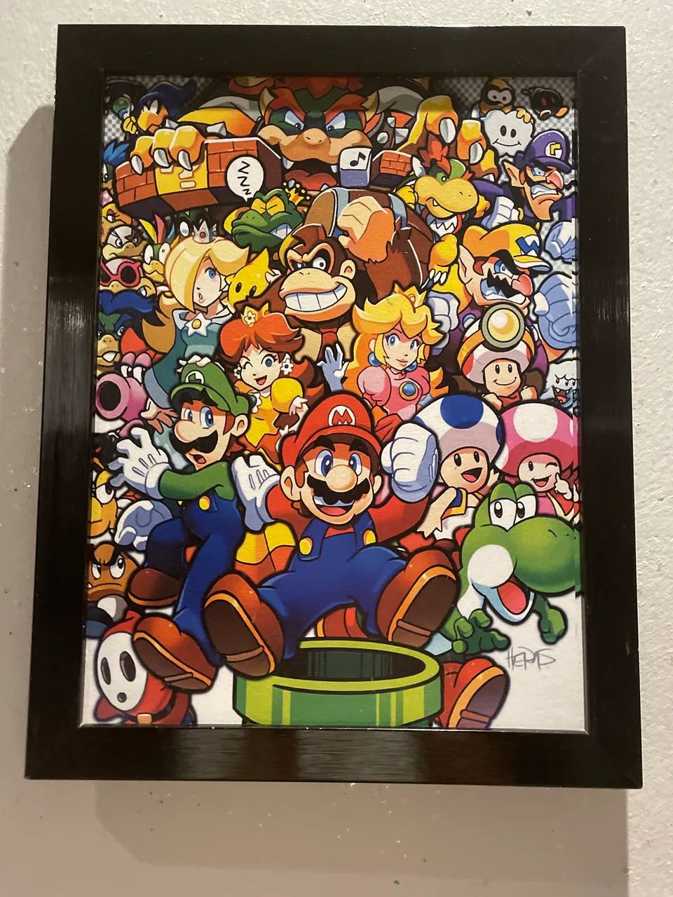 Quadro Mário fãs 