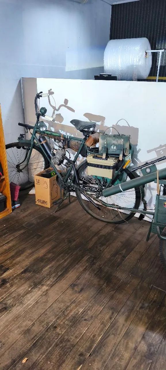 Bicicleta Militar Antiga  - Foto 2