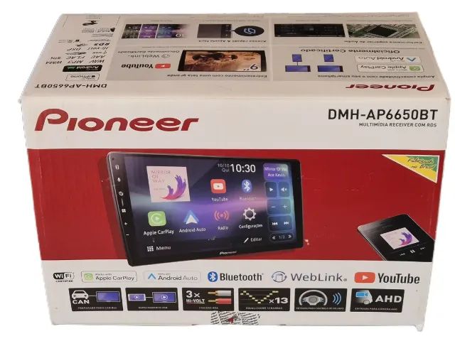Multimídia Pioneer 9'' Dmh-ap6650bt Android Auto Carplay - Foto 2