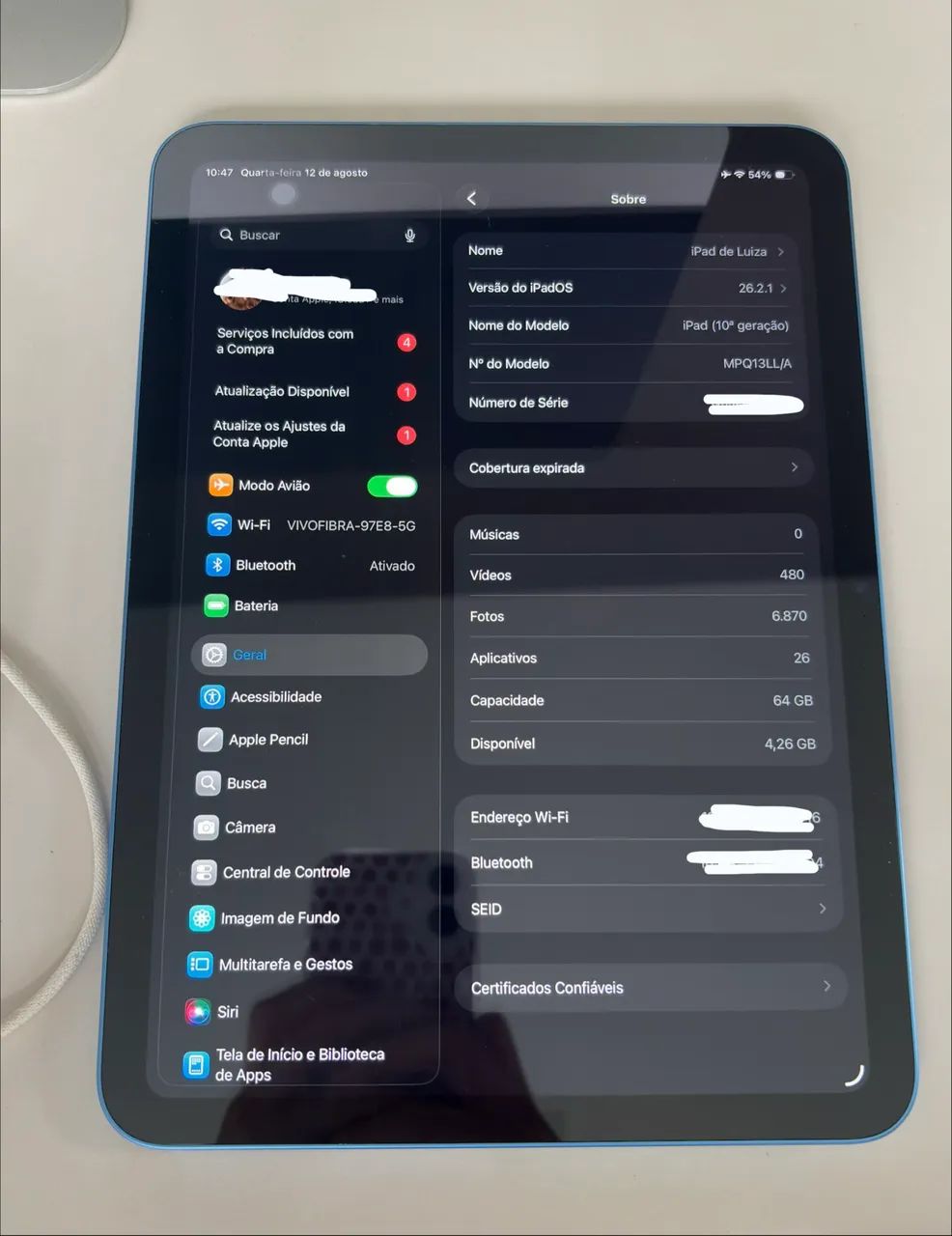 iPad 10 geração 64gb - Foto 3