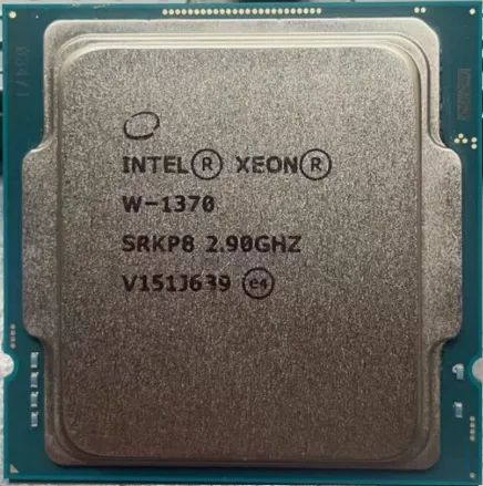 AVX-512対応★高性能★Intel Xeon W-1370★W580チップ用 Processador Intel® Xeon® W-1370 cache de 16 M, até 5,10 GHz