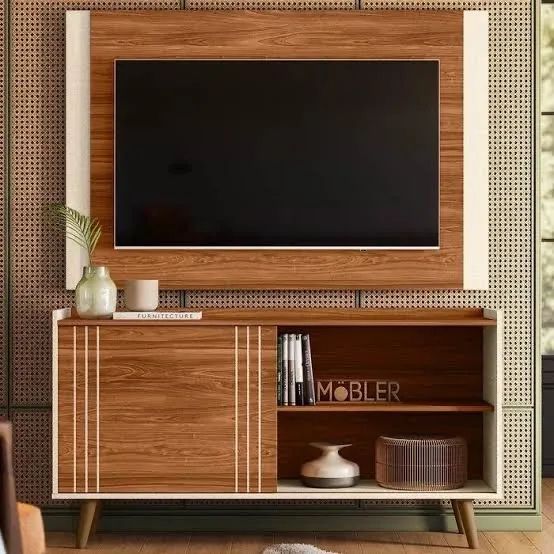 Conjunto, rack com painel 