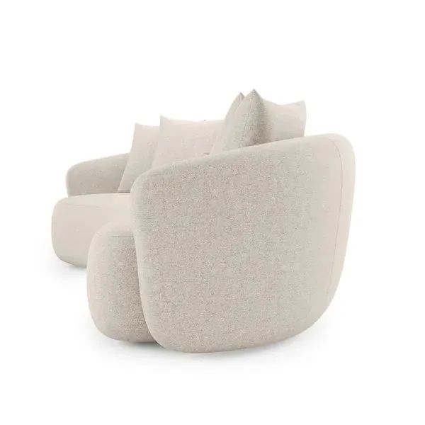 Sofa curvo orgânico lindo - no plástico  - Foto 3