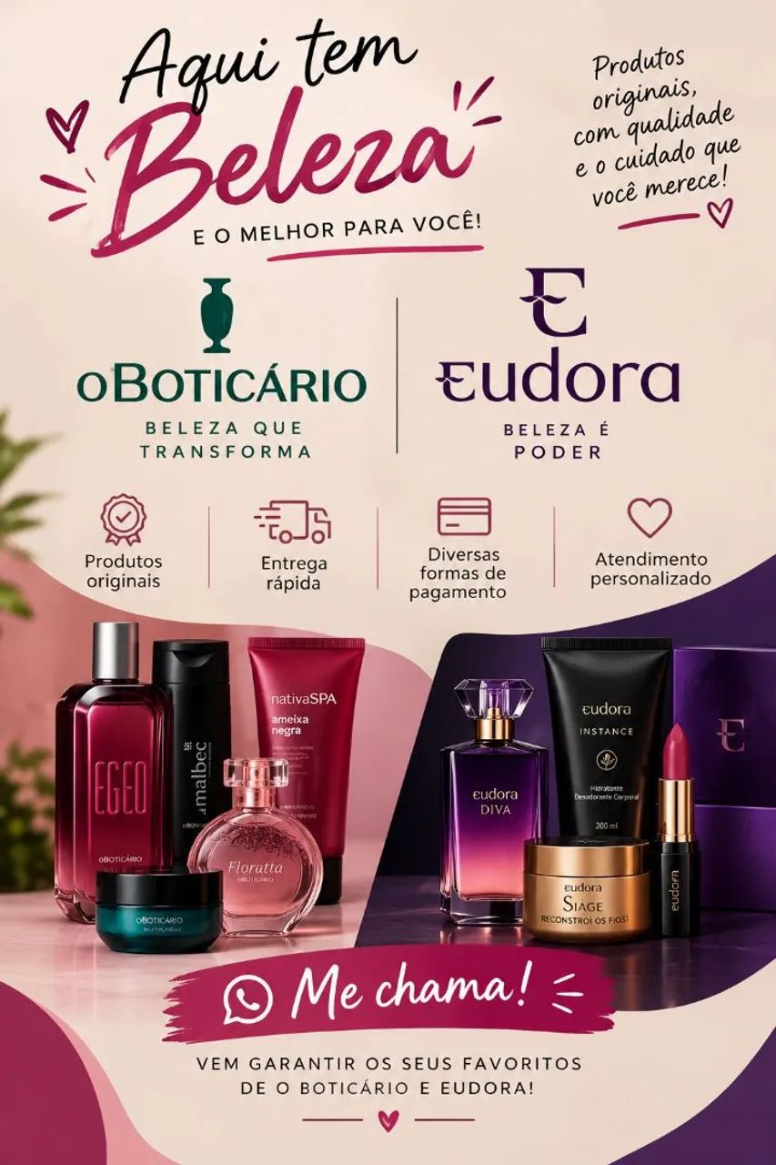 Oboticário e Eudora 