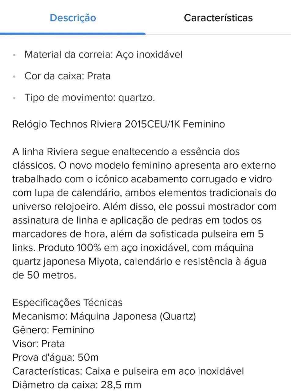 Relógio technos feminino  - Foto 3