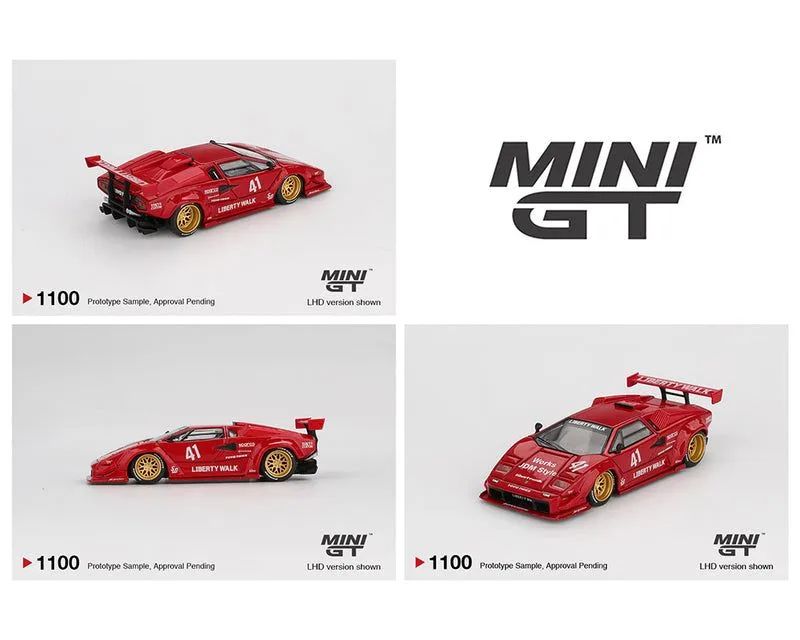 mini GT - LBWK Countach LB-ER34 セット Mini GT Lamborghini Countach LB-WORKS lacrada - Hobbies e coleções