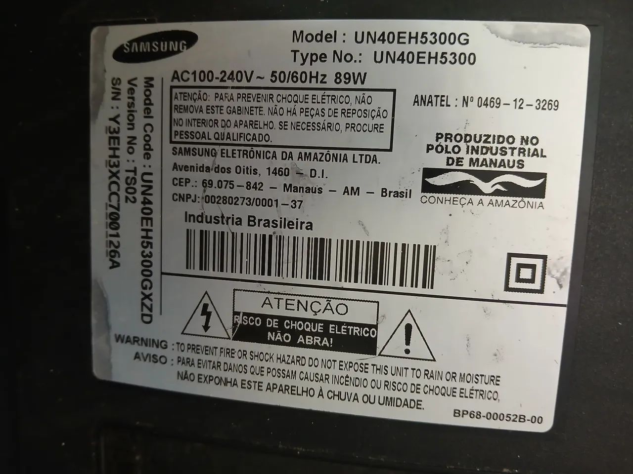 Retiradas de peças samsung un40eh5300xzd  - Foto 2