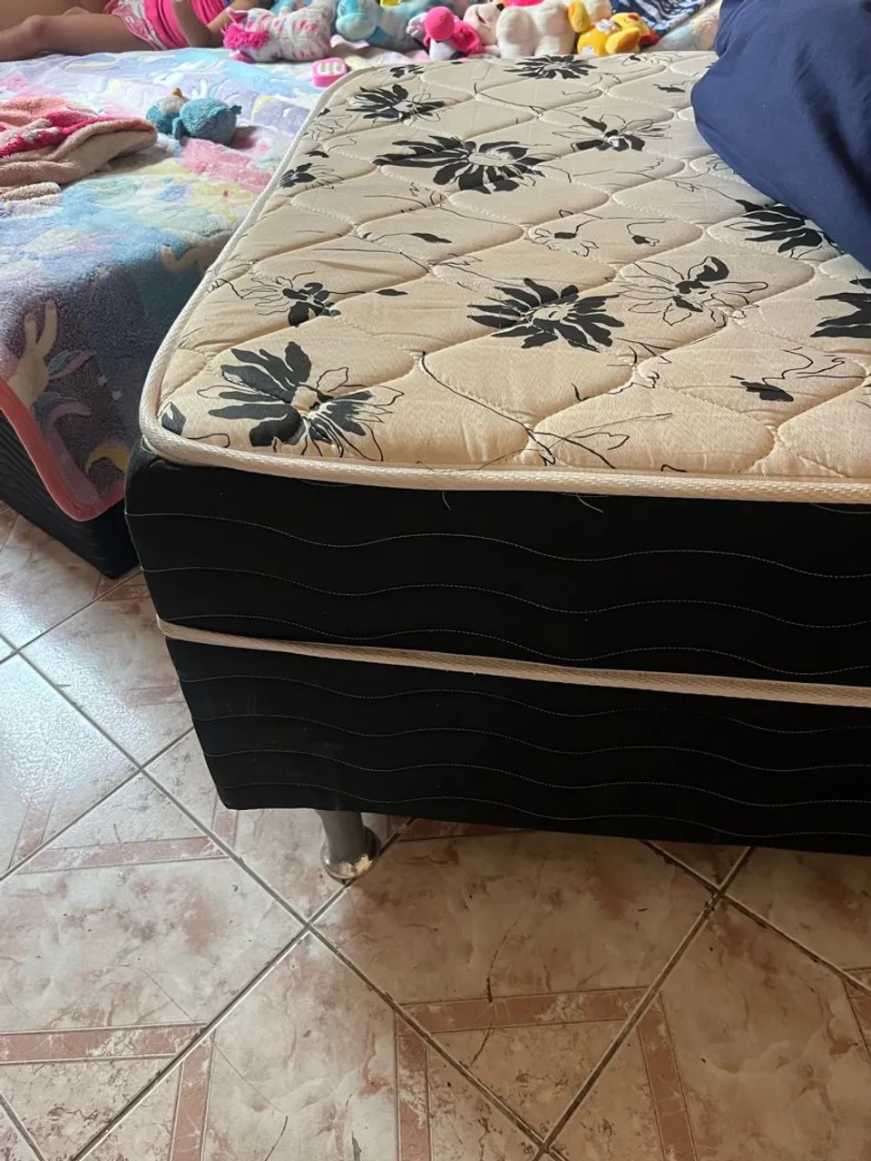 Cama box solteiro conjugada 