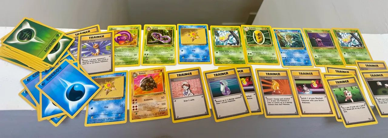 Lote cartas vintage Pokémon