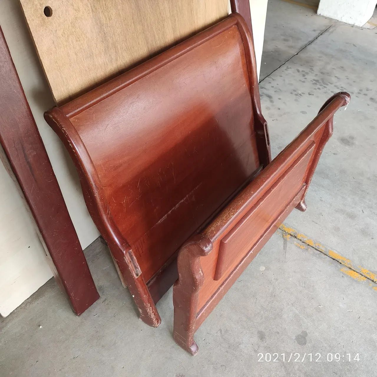 Cama Solteiro Maciça Mogno - Foto 2