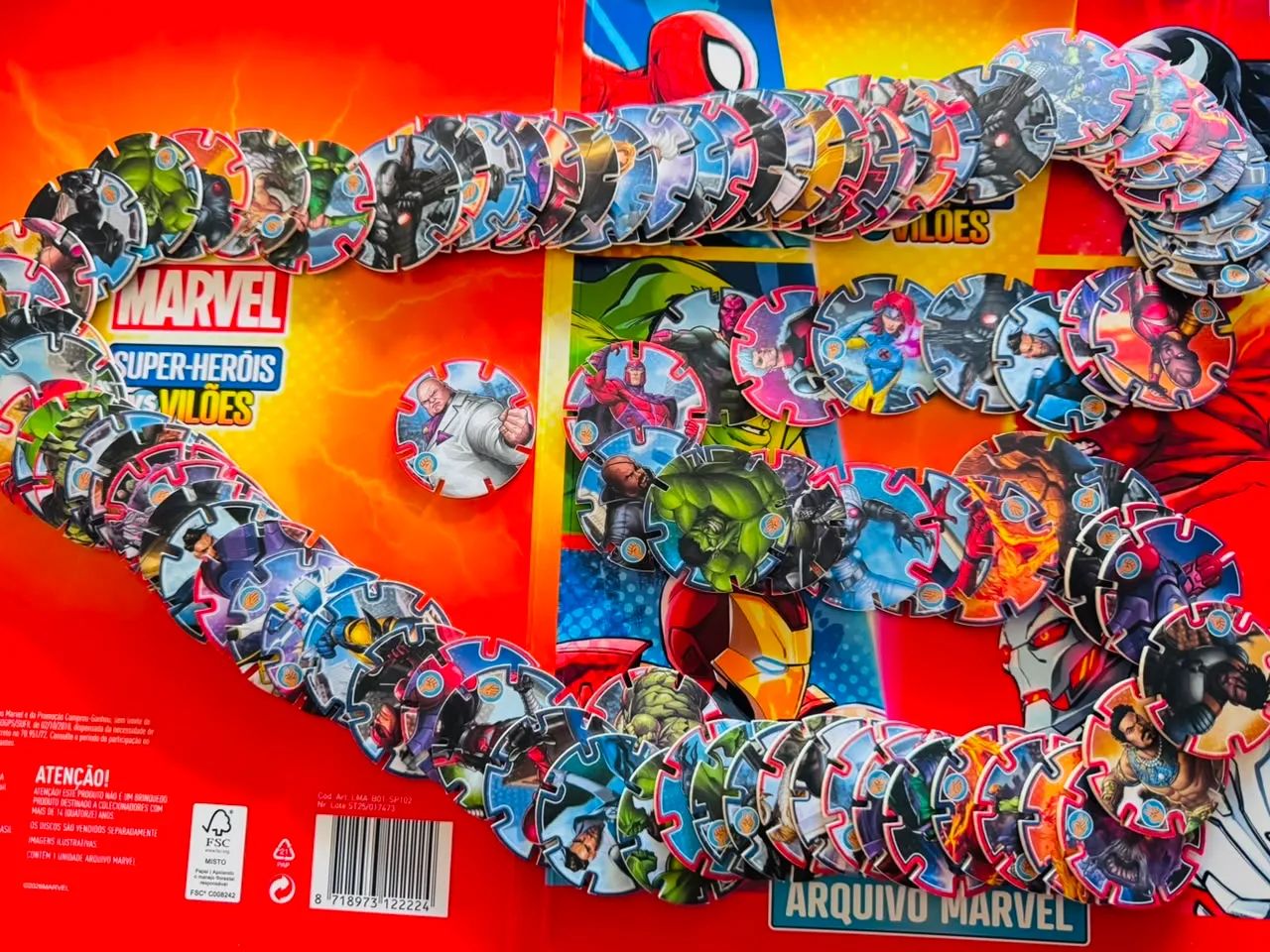Tazos / discos bistek marvel (unidade)  - Foto 2