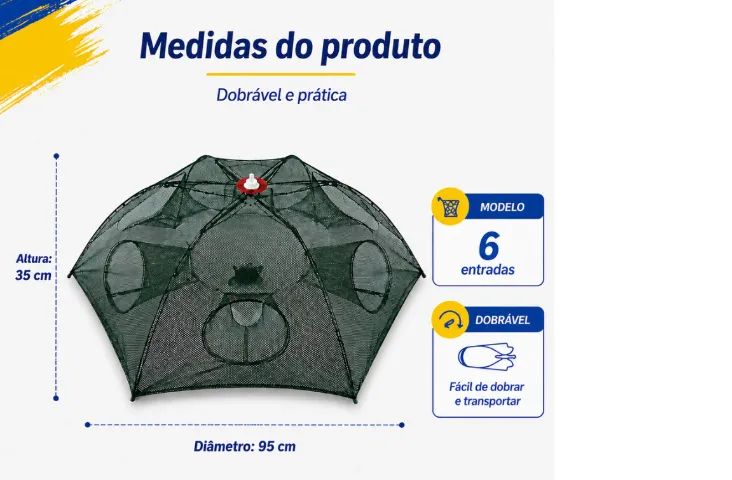 Armadilha de Pesca estilo Covo - Foto 5