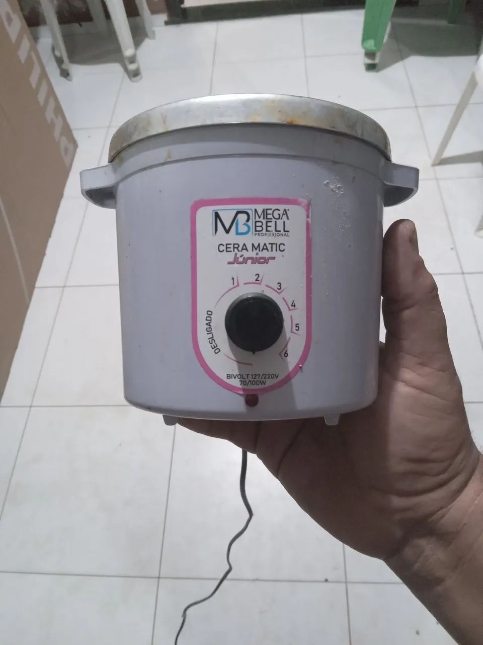Aquecedor de cera
