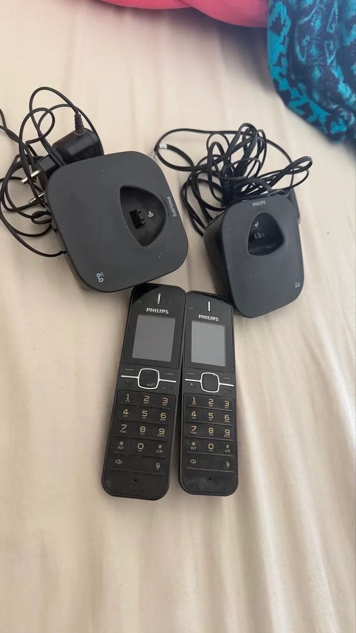 Telefone sem fio Philips com ramal - Foto 3