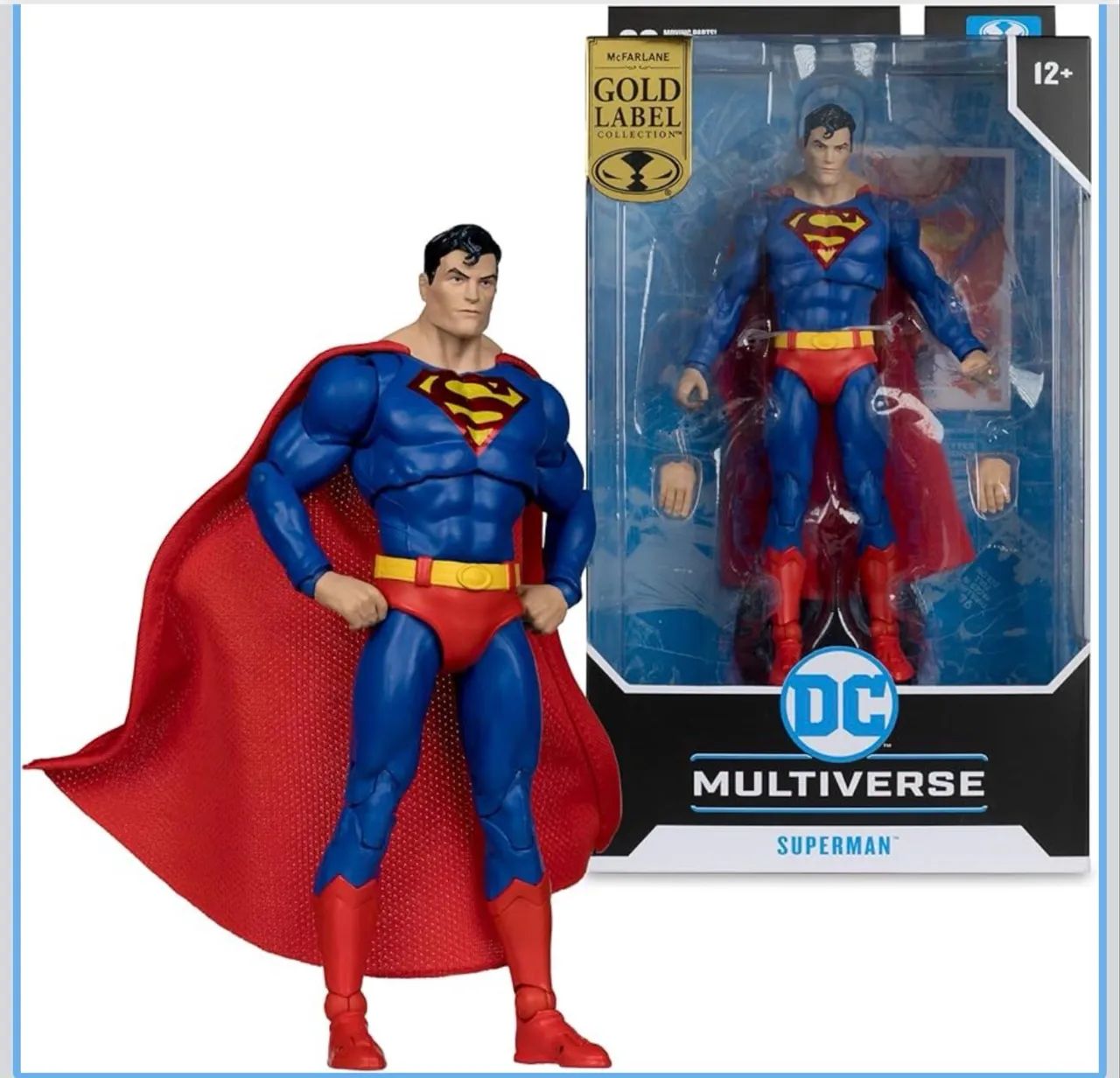 Dc multiverse Mcfarlane Superman gold label Dc comics 