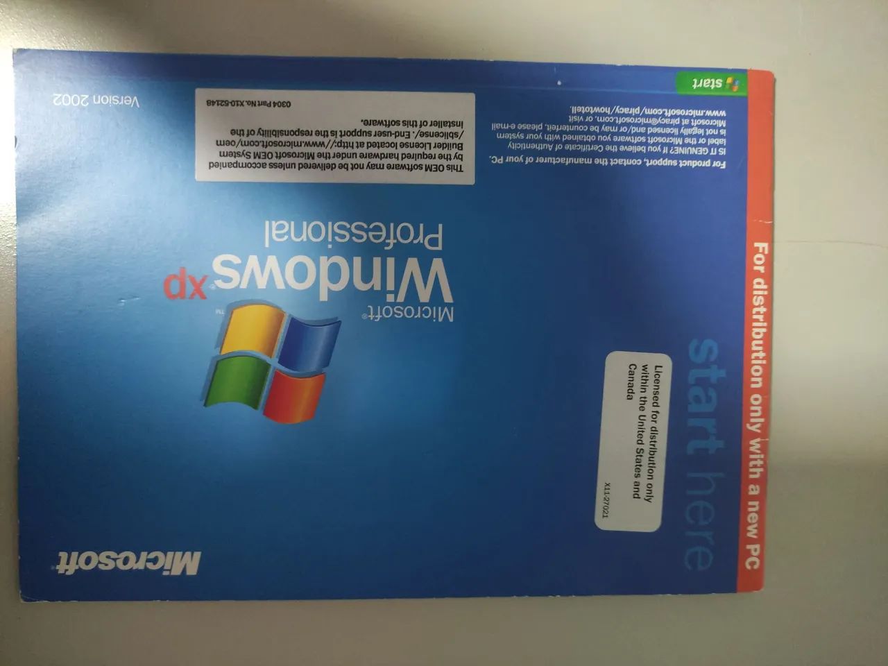 Windows XP Professional Original OEM Microsoft com CD e Serial Intacto - Foto 2