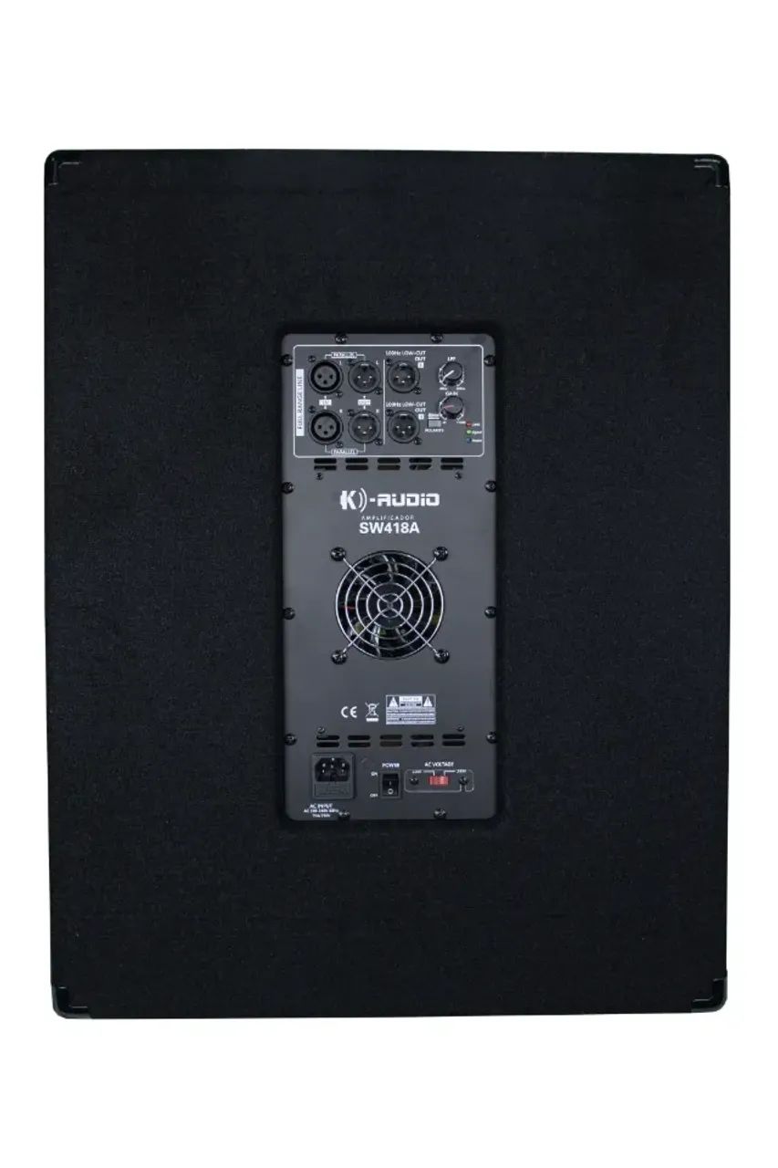 Sub Ativo K-AUDIO SW418A 18 Polegadas 18" | Sub Kadosh SW-418 - Foto 2
