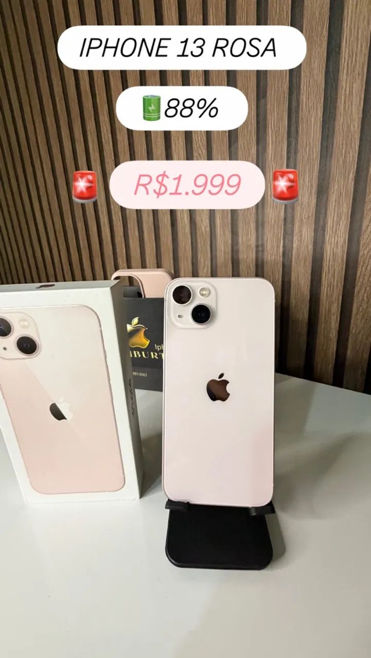 IPHONE 13 128 GB ROSA - Foto 4