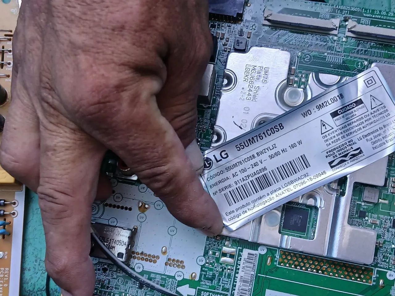 Vendo uma placa de tv