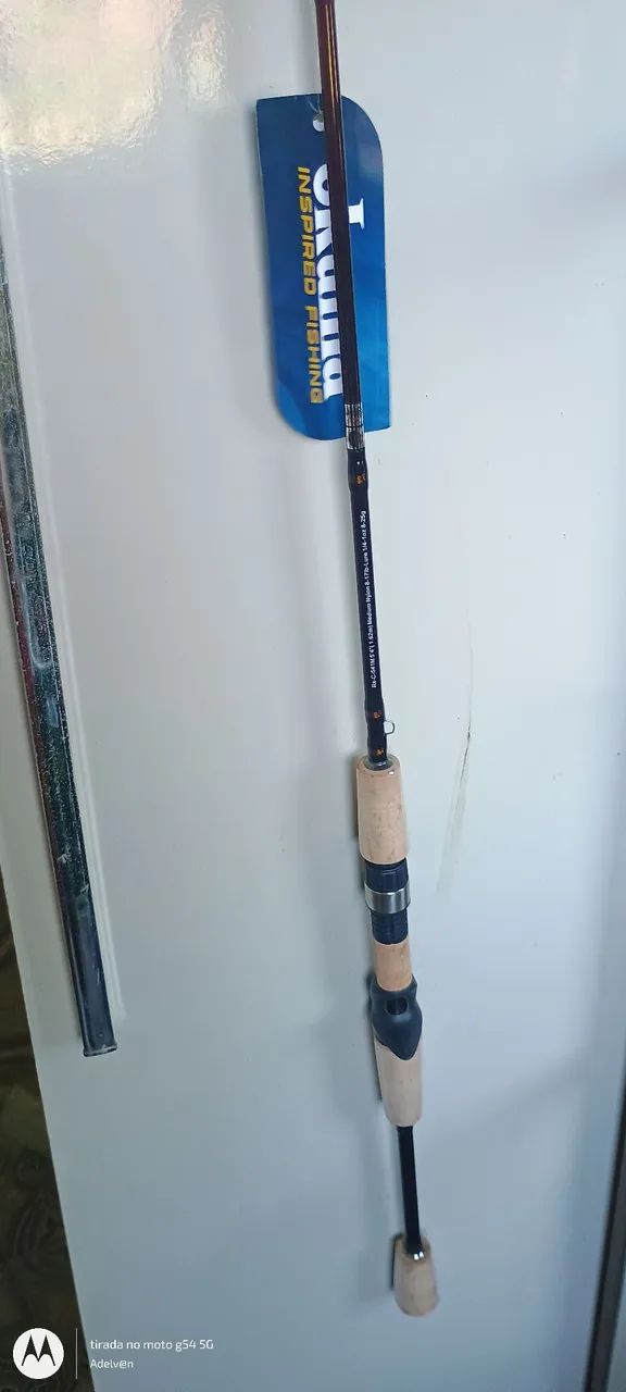  vara de  pesca nova carretilha okuma reflexions 8/17 libras - Foto 3