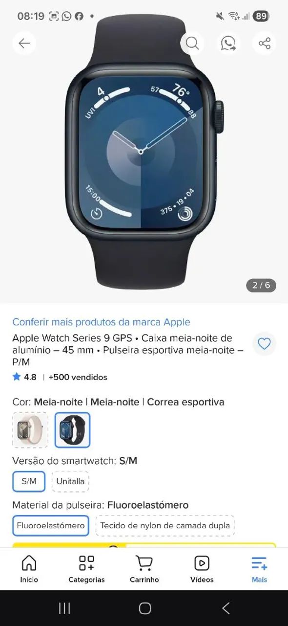 Apple watch 9 45 MM