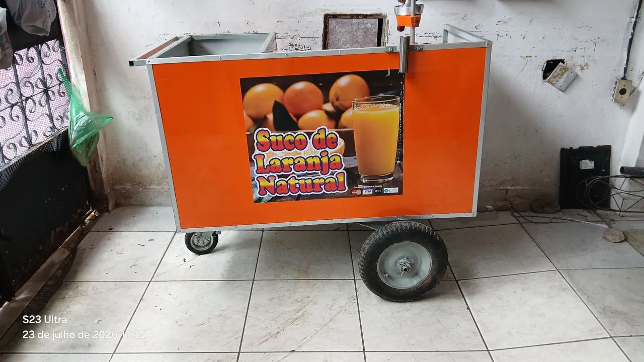 Carrinho de Suco de Laranja natural completo  - Foto 3