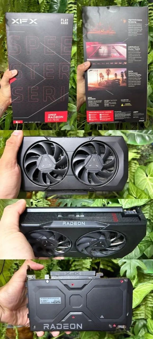 Placa de video rx 7600 xfx