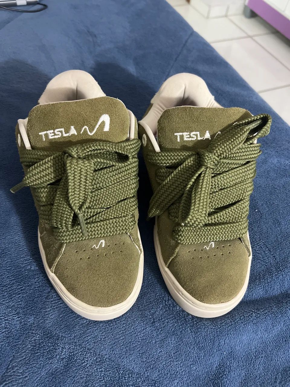 Tênis tesla Hertz olive  - Foto 2