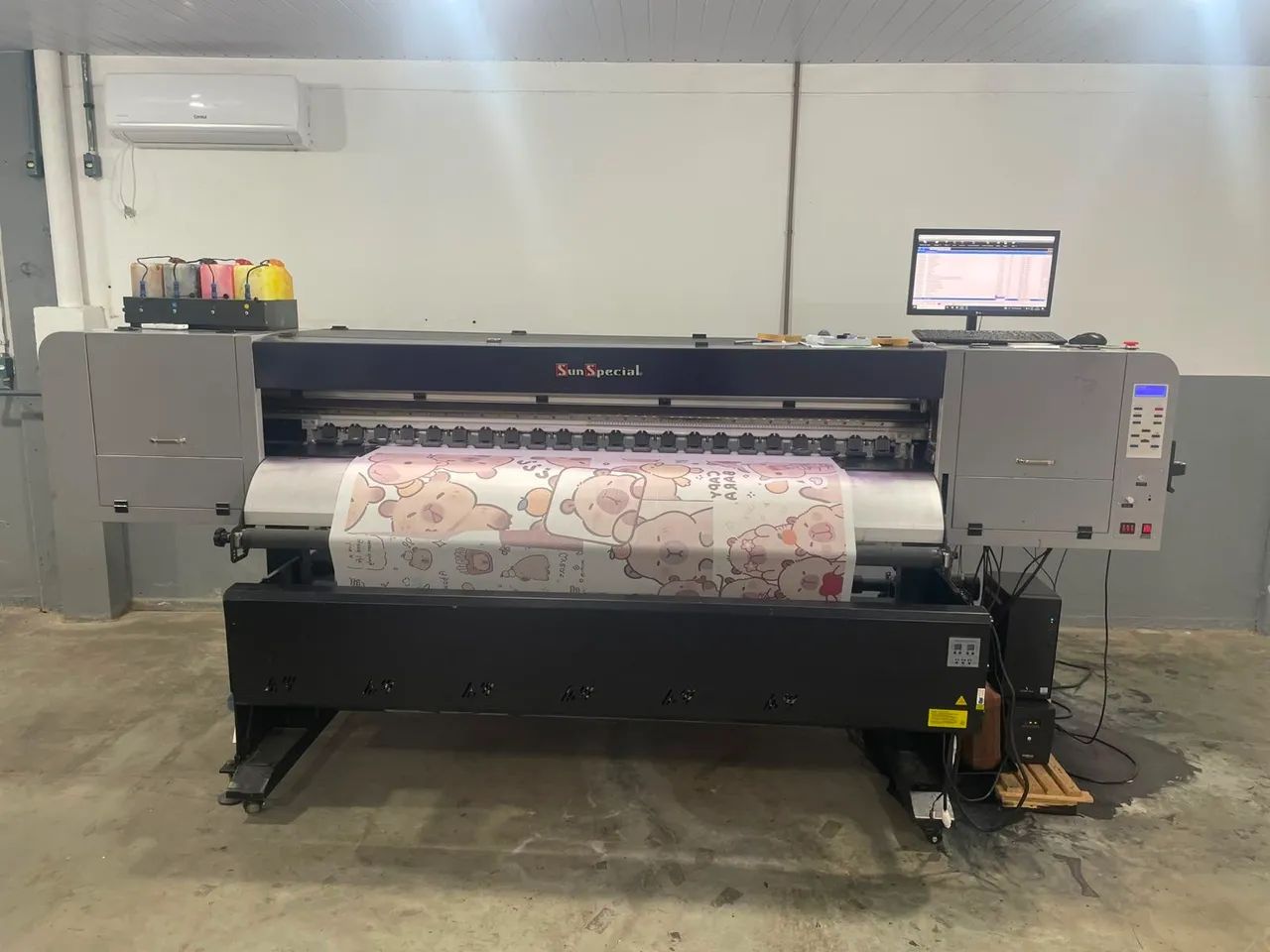 IMPRESSORA PLOTTER SUBLIMAÇÃO IMPECÁVEL 8 CABEÇAS  - Foto 2
