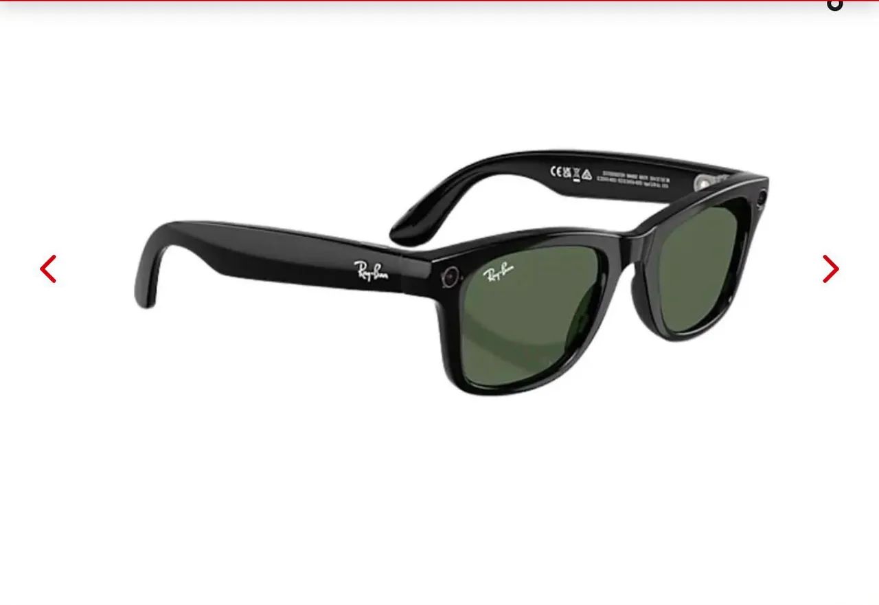 Óculo Ray-ban com câmera Facebook (Meta) 