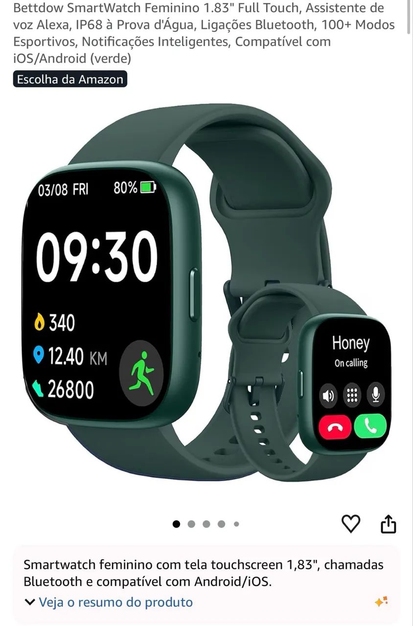 Smart Watch Bettdow novíssimo!  - Foto 4