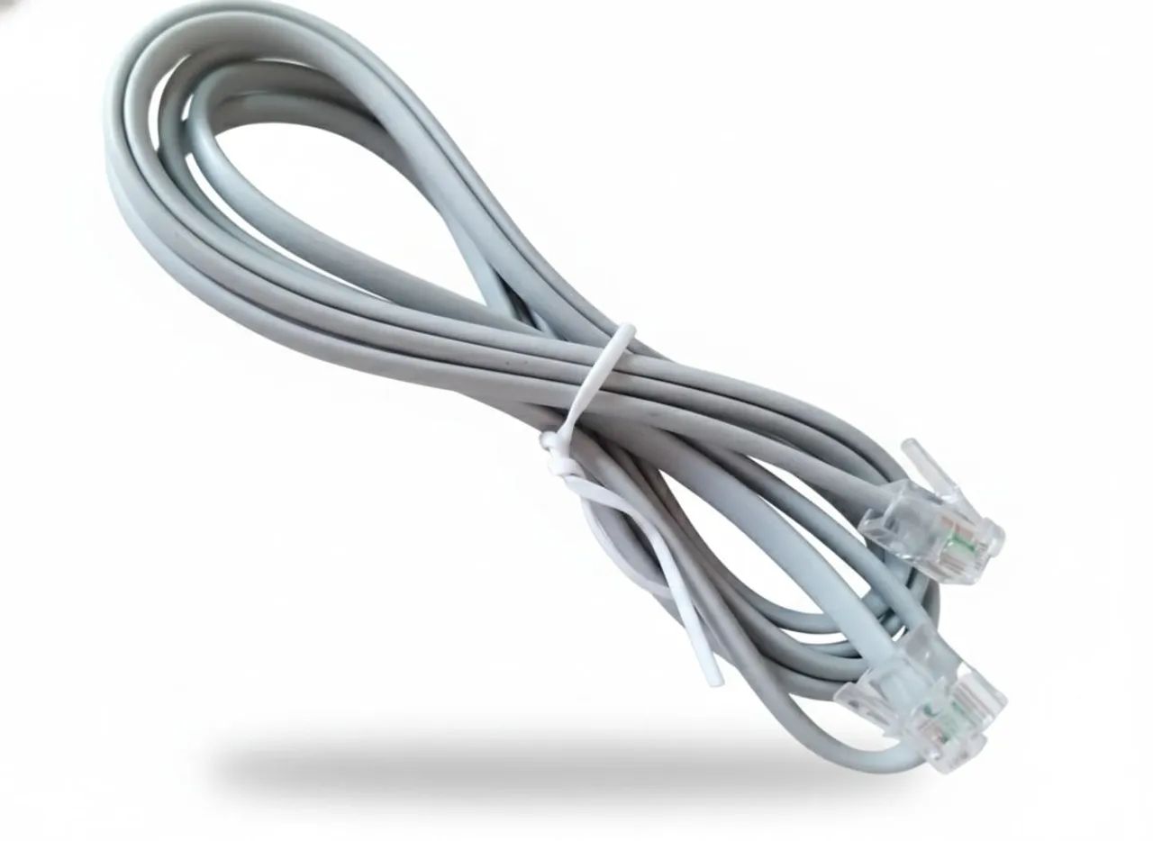 Cabo de Telefone RJ11 kit com 8 unidades  - Foto 6