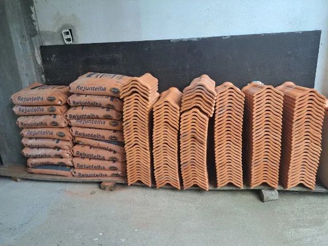 Telhão cumeeira e argamassa Rejuntelha - Foto 3