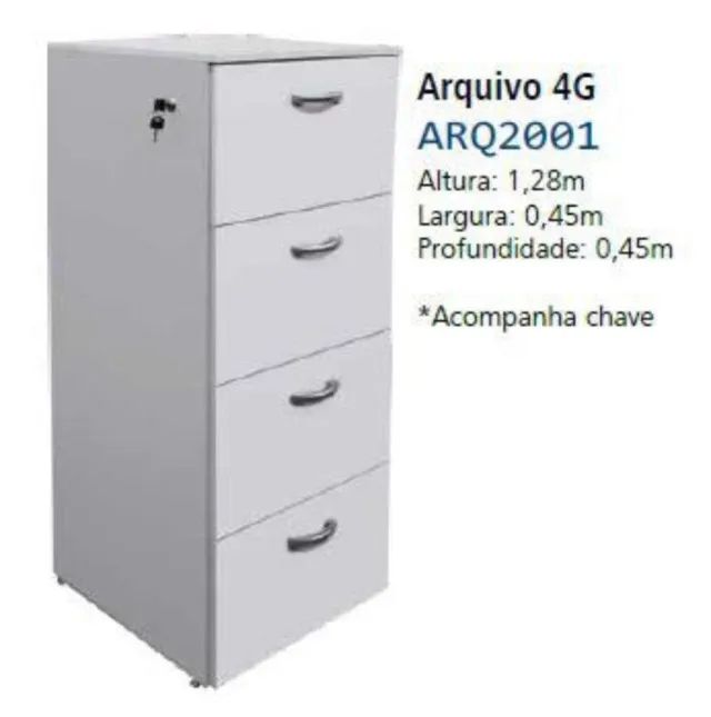 Gaveteiro de Arquivo Cm 