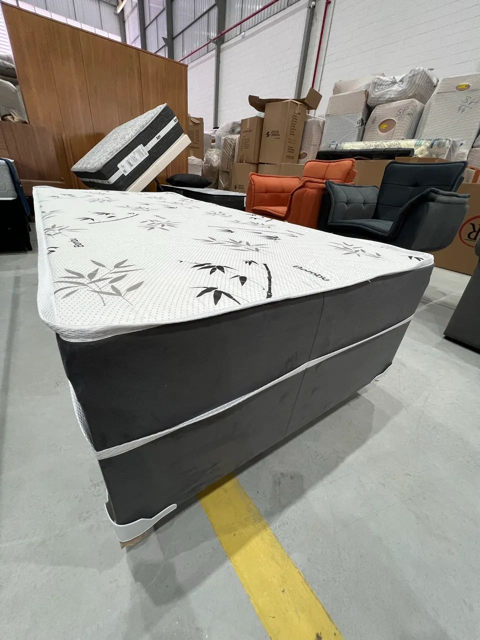 Cama Box Solteiro Conjugada NOVO 