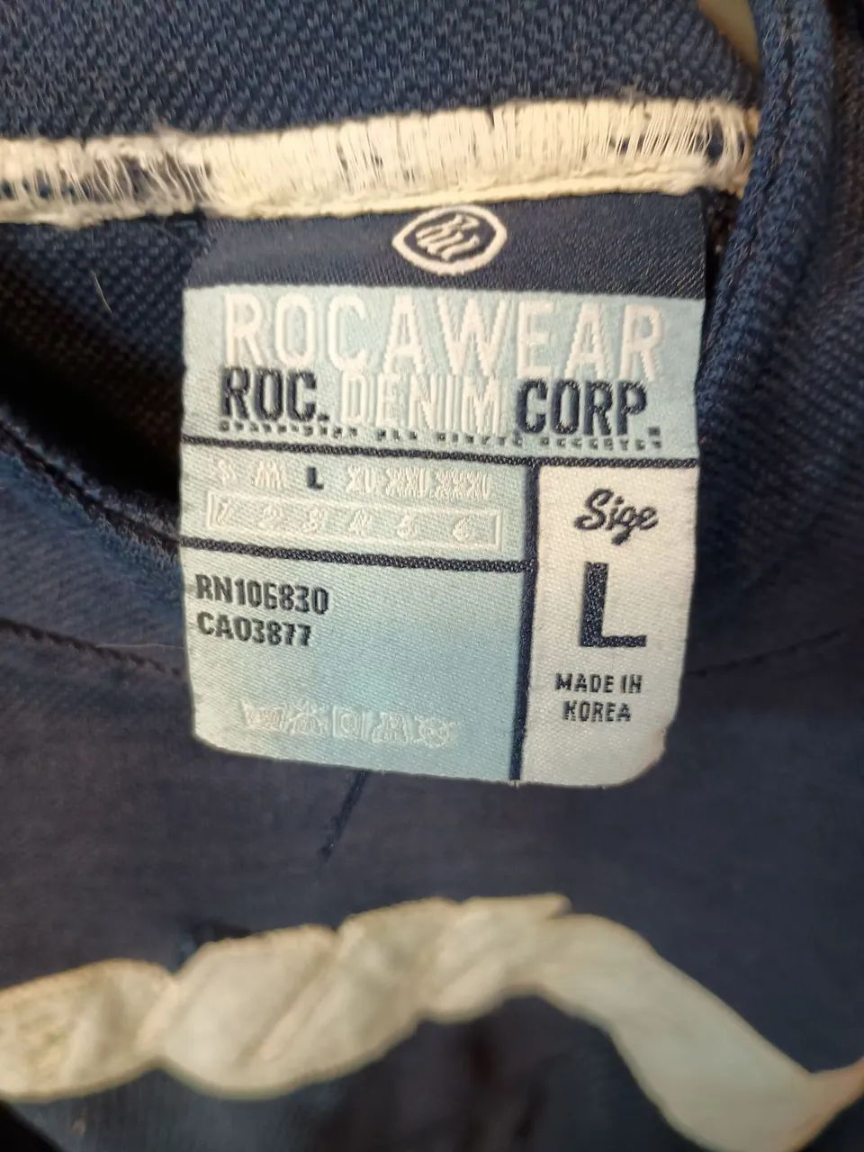 moletom rocawear com capuz azul  - Foto 4