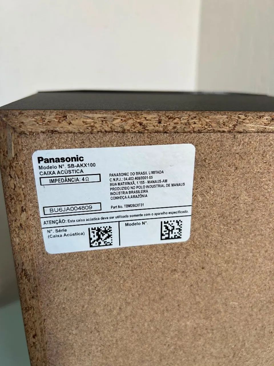 Par de caixas de som Panasonic 125w rms - Foto 3