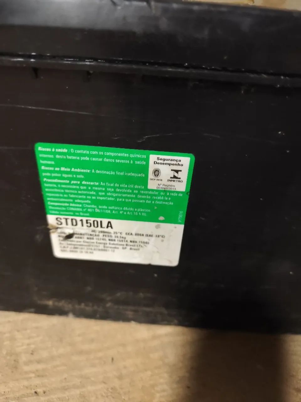 Bateria caminhão 150 amp.