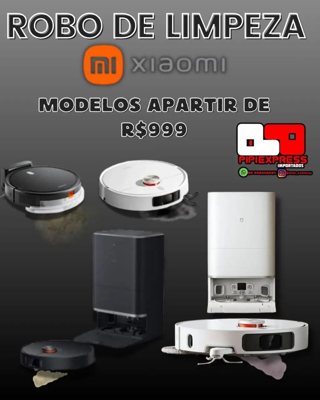 Robô de limpeza Xiaomi! diversos modelos. 