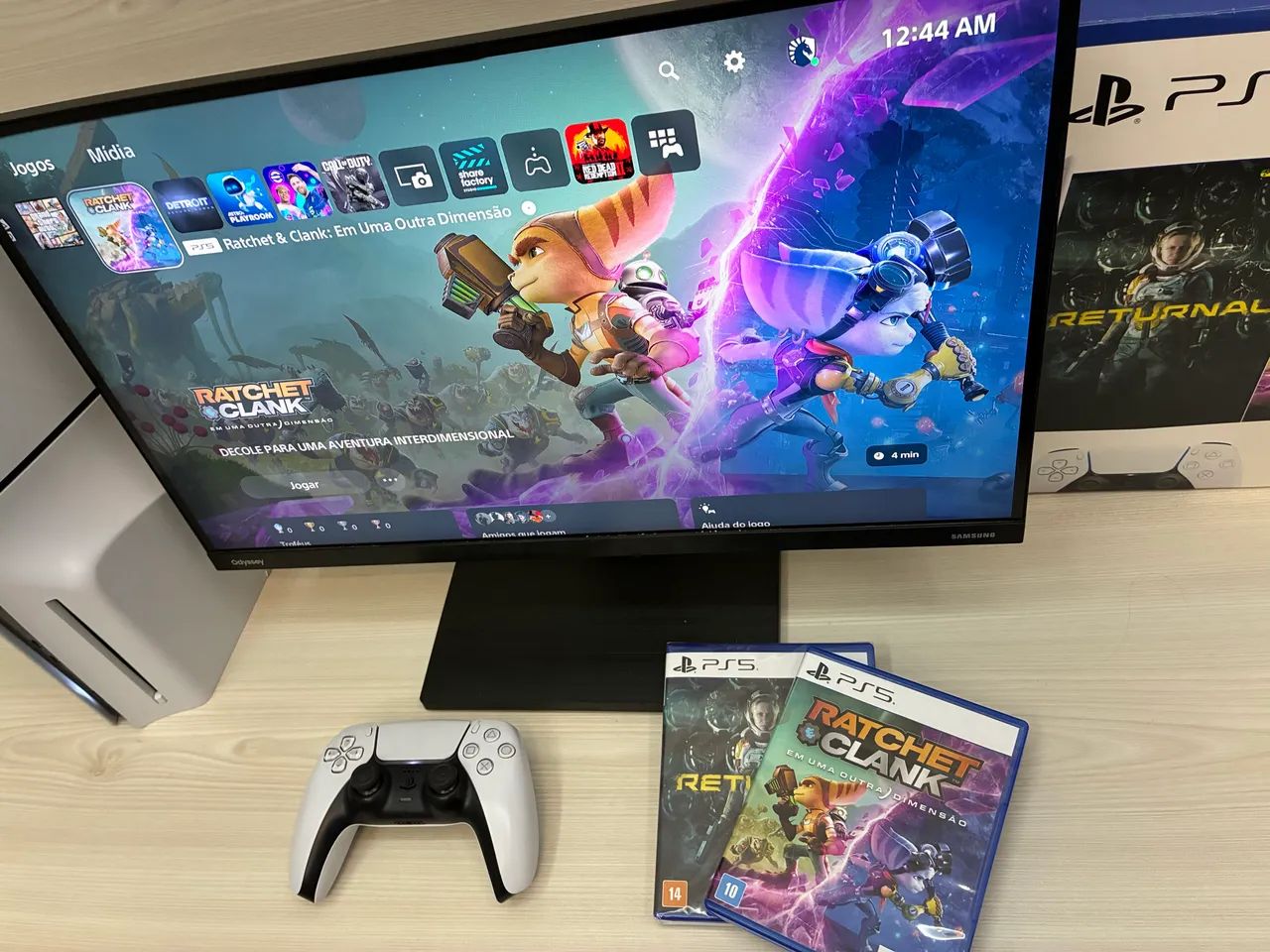 Ps5 Slim 1 TB com Leitor  - Foto 4