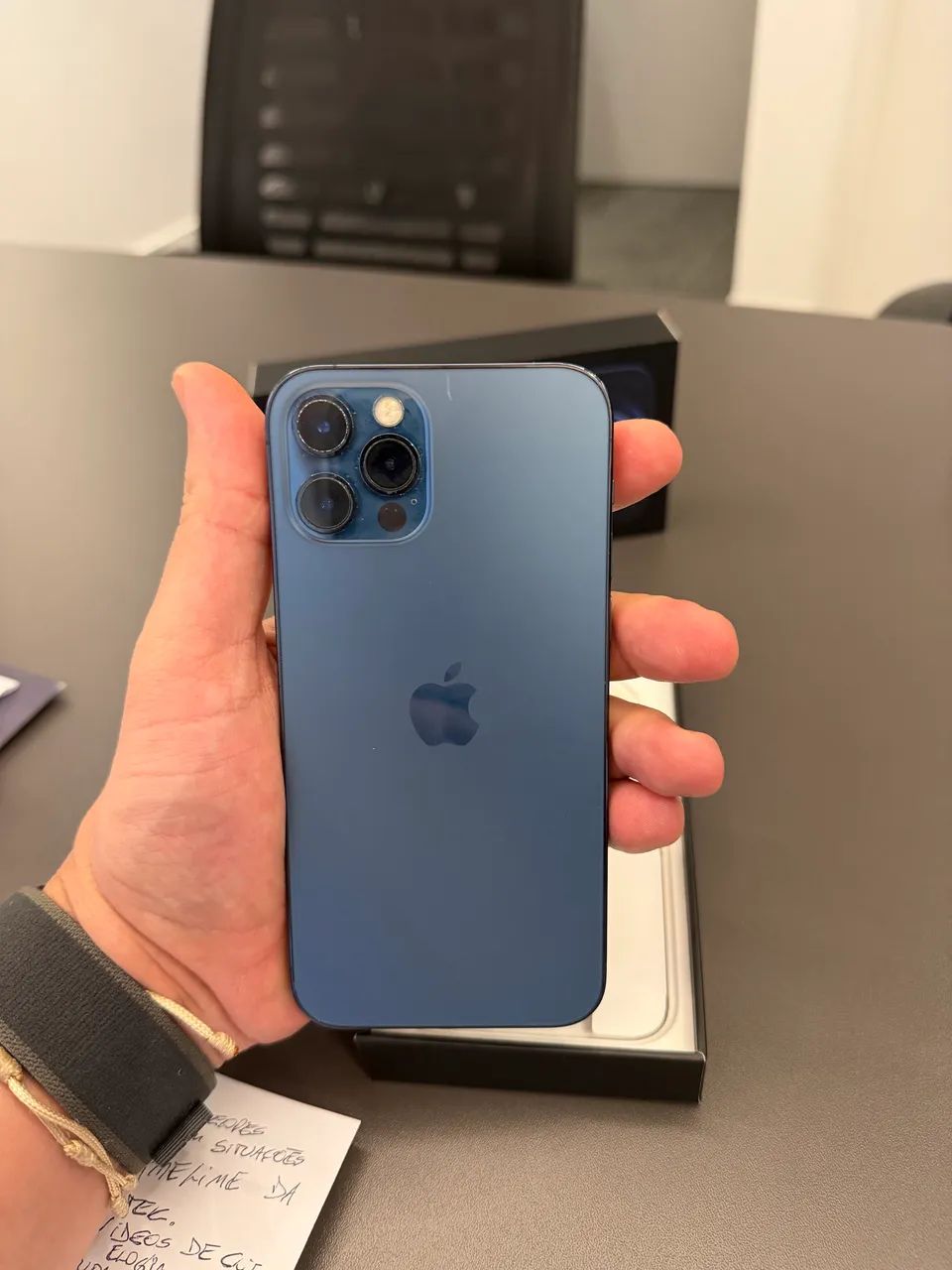 iPhone 12 Pro 512 GB Pacific Blue - Caixa Original - Foto 3
